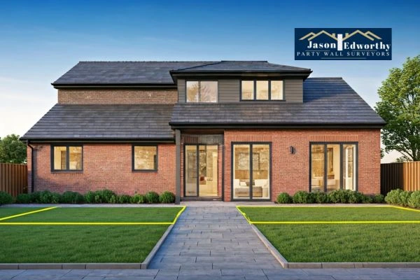 Home extension focusing on boundary line Hastings