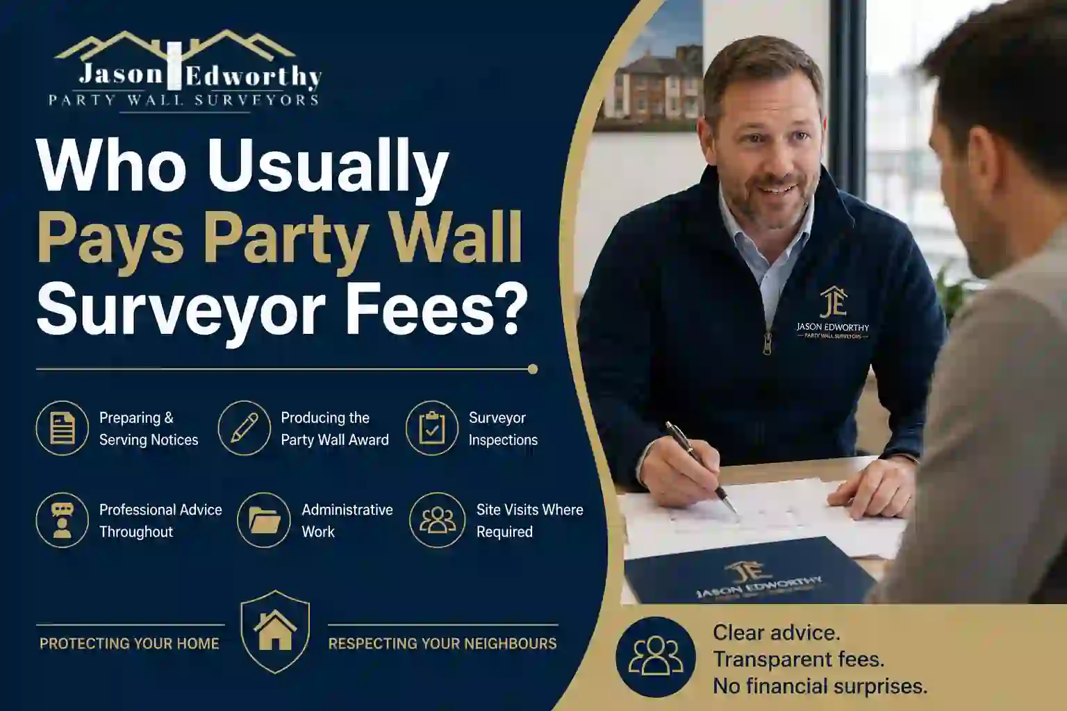 Who Usually Pays Party Wall Surveyor Fees Hastings?