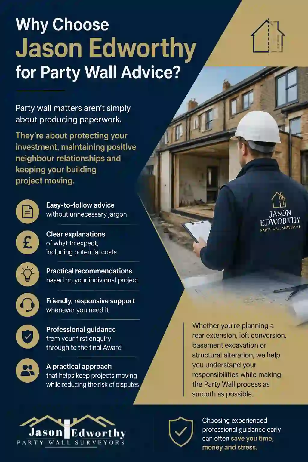 Why Choose Jason Edworthy for Party Wall Advice Hastings?